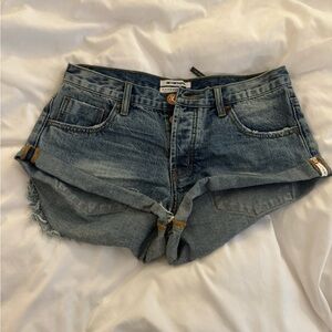 One Teaspoon Jean Shorts - Sz 27